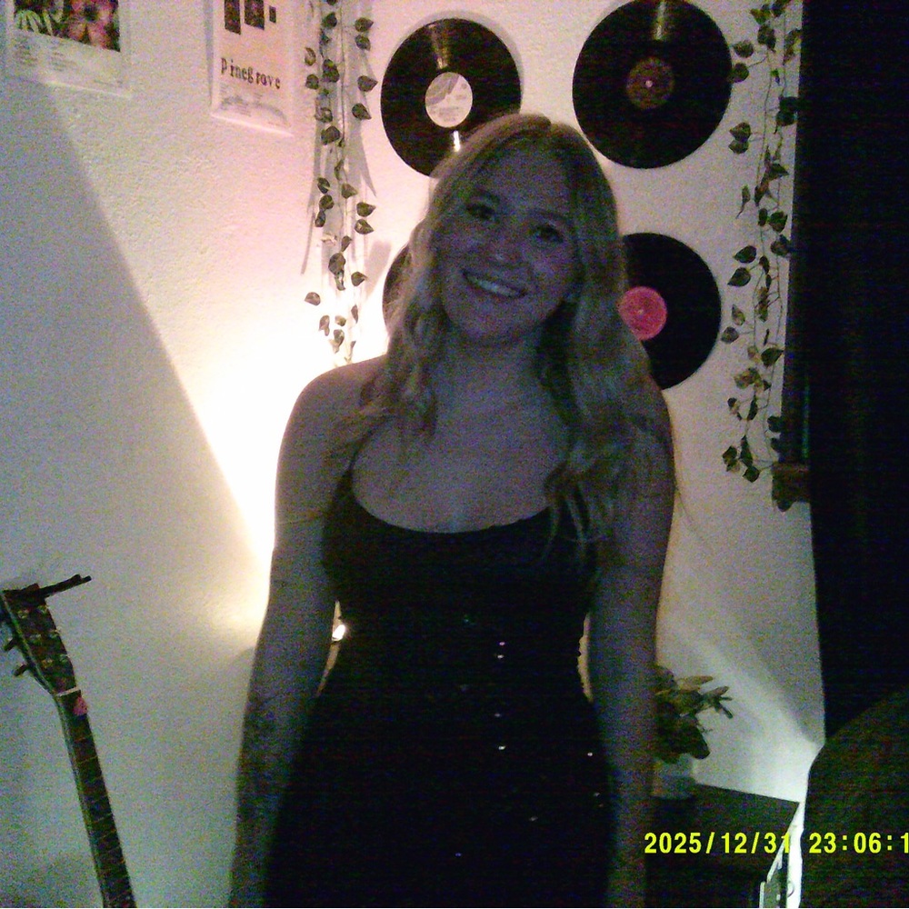 Black Sequin Dress